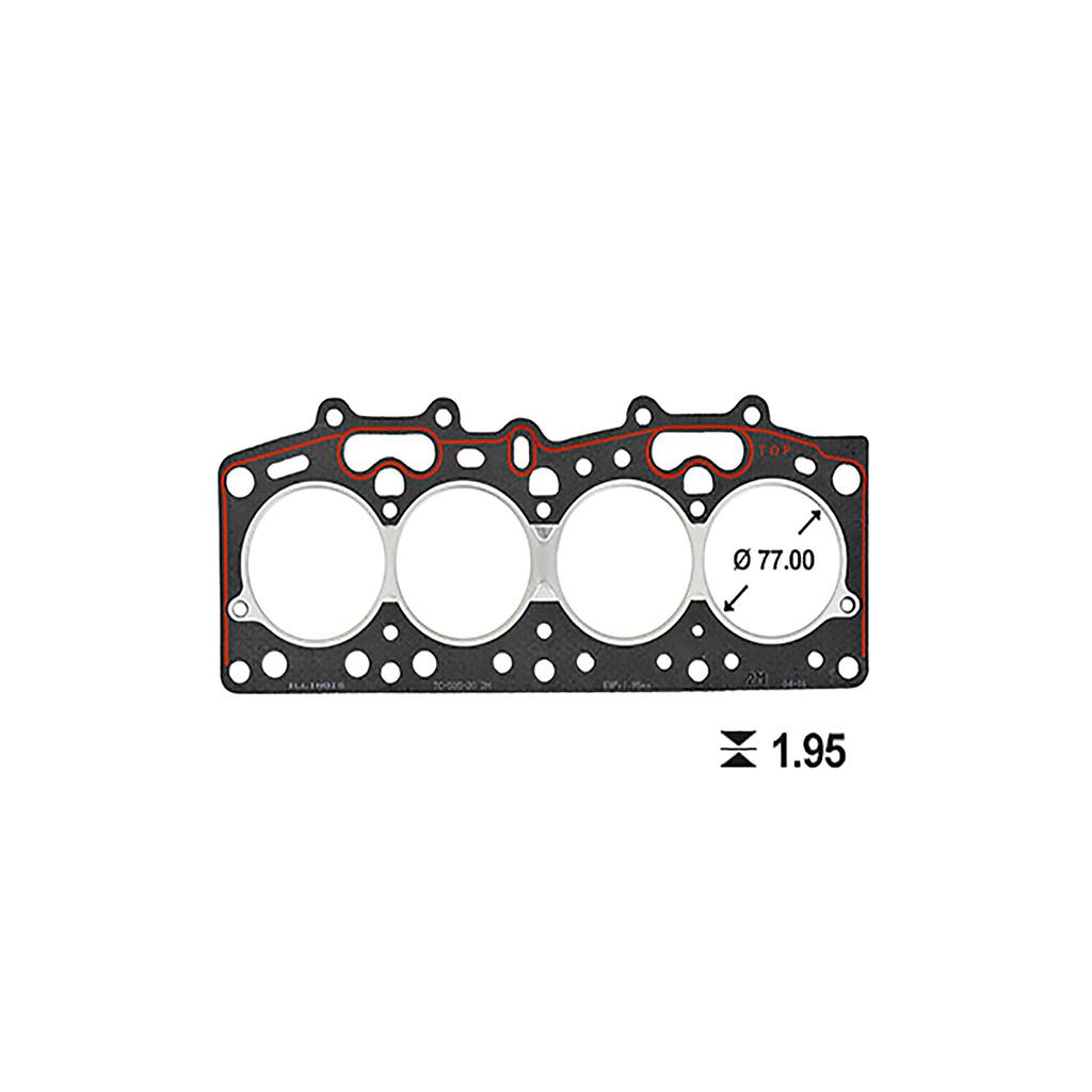 ILLINOIS JUNTA TAPA CILINDRO FIAT ESP 1.95mm 147 DUNA FIORINO SPAZIO UNO - 1,3 - 4TD 146B DIESEL OEM: 4467998