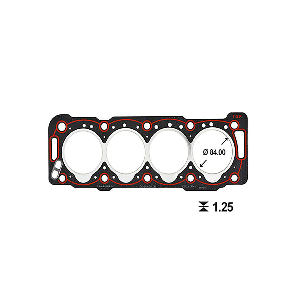ILLINOIS JUNTA TAPA CILINDRO  PEUGEOT ESP 1.25mm 206 306 806 EXPERT PARTNER CITROEN BERLINGO XSARA 1,9 DW8/J/Y/Z WJZ 1WZ