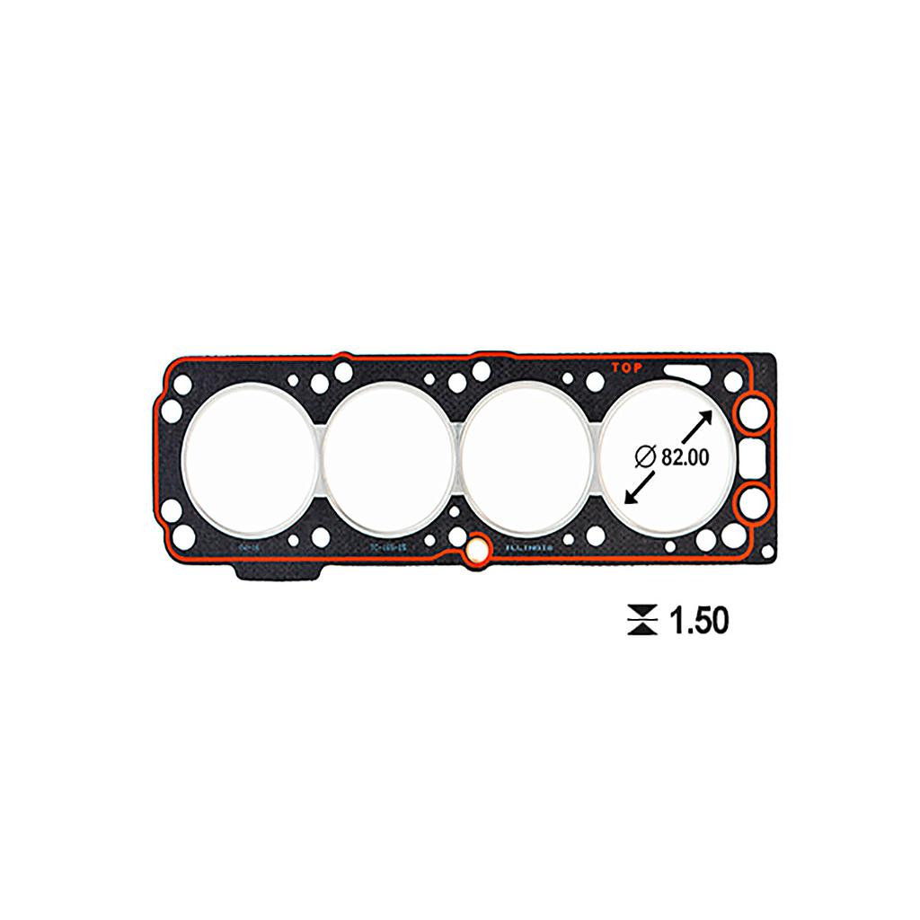 ILLINOIS JUNTA TAPA CILINDRO CHEVROLET CORSA MPFI MERIVA 03 FIAT STYLO 1.8 POWERTRAIN OHC 171/190 8V