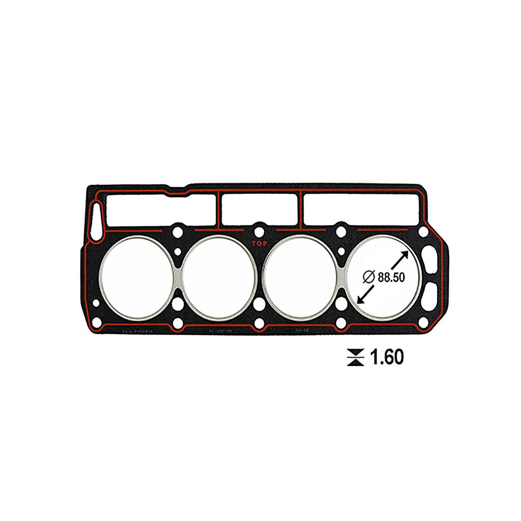 ILLINOIS JUNTA TAPA CILINDRO DODGE D1500/1800 PAIKAN GT90 GT100 VW: 1500 1800 1.5/1.8 HILLMAN OEM: 71241047