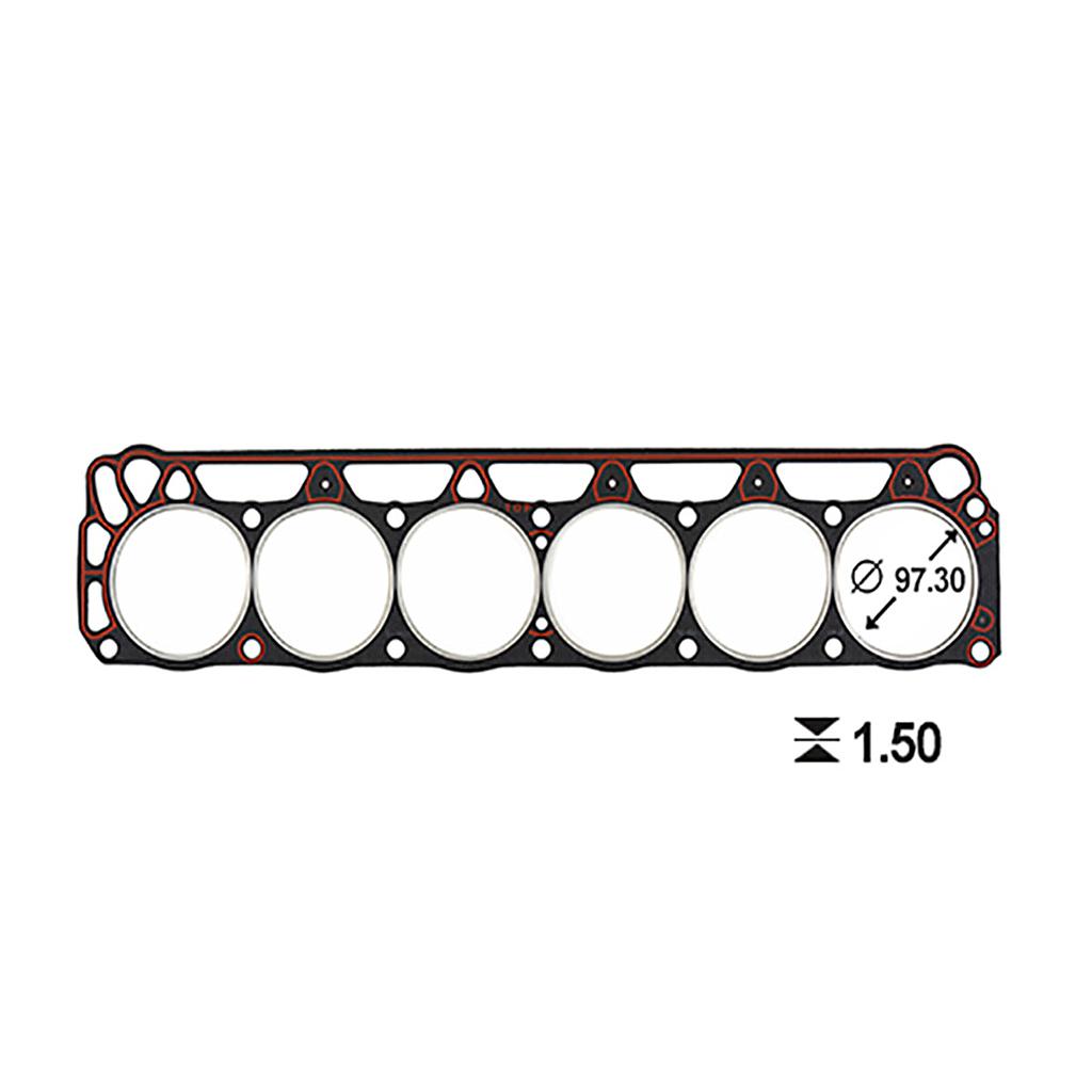 ILLINOIS JUNTA TAPA CILINDRO FORD FALCON 4 y 7 BDAS. 6 CIL. - 3.1/3.6 187/188/221 OEM: BAD3DZ6051A