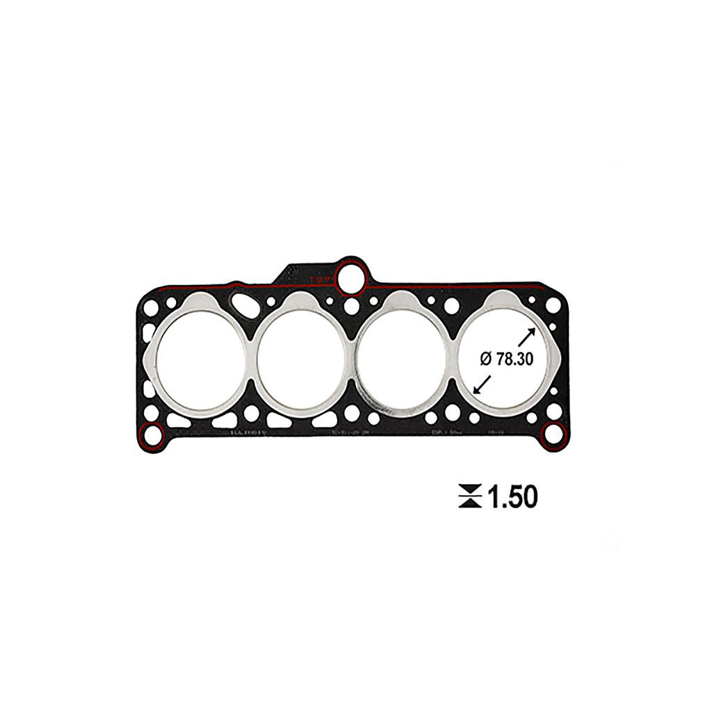 ILLINOIS JUNTA TAPA CILINDRO VOLKSWAGEN (ESP 1.50mm) SENDA SAVEIRO GOL 1.6 CR/JK/DR/JF/C5 DIESEL OEM: 068103383BD