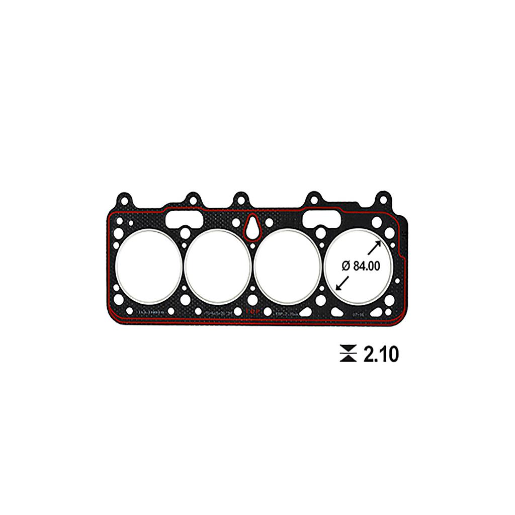 ILLINOIS JUNTA TAPA CILINDRO FIAT (ESP 2.10mm) FIORINO UNO TIPO PALIO TEMPRA DUCATO DUNA REGATTA SIENA TD 1.7/1.9 DIESEL OEM: 7625508