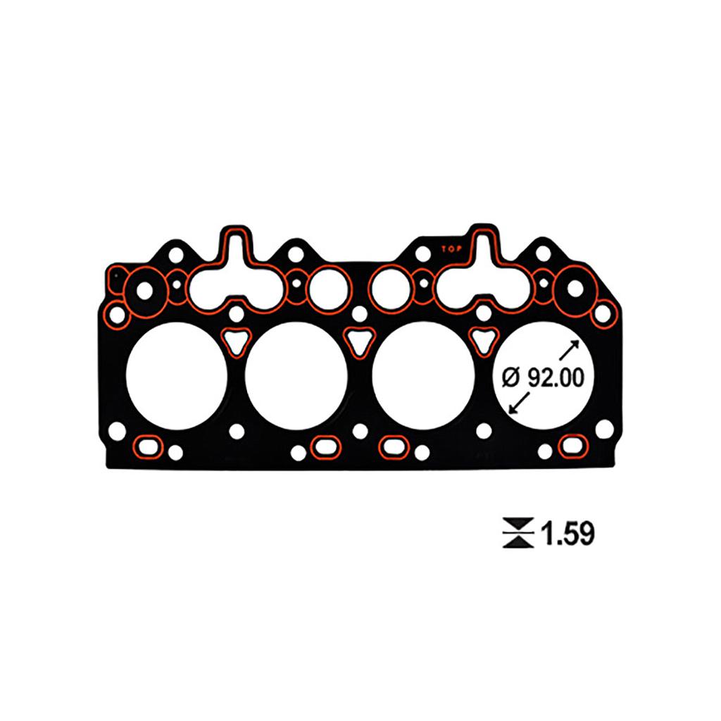 ILLINOIS JUNTA TAPA CILINDRO MAXION (ESP 1.59mm) CHEVROLET FORD M.B. 2.5 200/300 TDI (ERR5261/3)