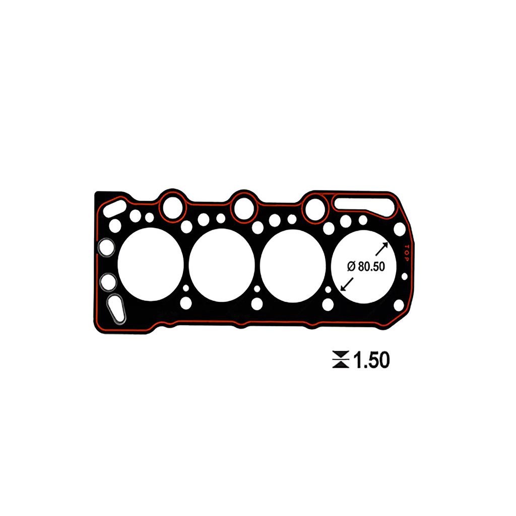 ILLINOIS JUNTA TAPA CILINDRO CHEVROLET  (ESP 1.50mm) CORSA COMBO 1.7 4EE1/T  X17 D-T DIESEL OEM: 608805 / 97044730 MetalGraf