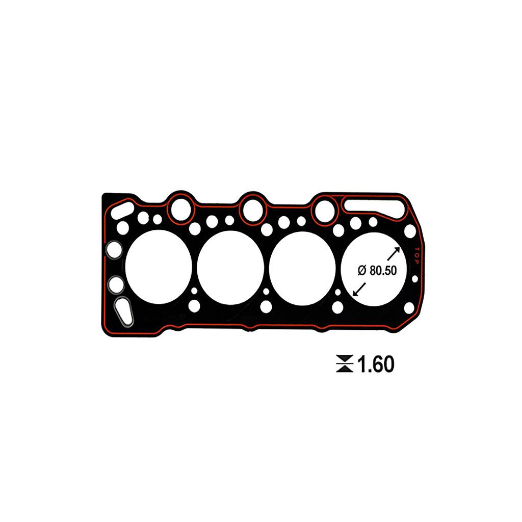 ILLINOIS JUNTA TAPA CILINDRO CHEVROLET  (ESP 1.60mm) CORSA COMBO 1.7 4EE1/T  X17 D-T DIESEL  MetalGraf