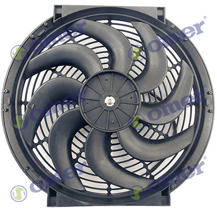 OMER ELECTRO UNIVERSAL 14" 12V ASPA CURVA 12V/160W