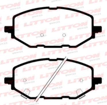 LITTON PASTILLAS FRENO CHEVROLET TRACKER 1.0/1.2 TURBO 21> DELANTERA