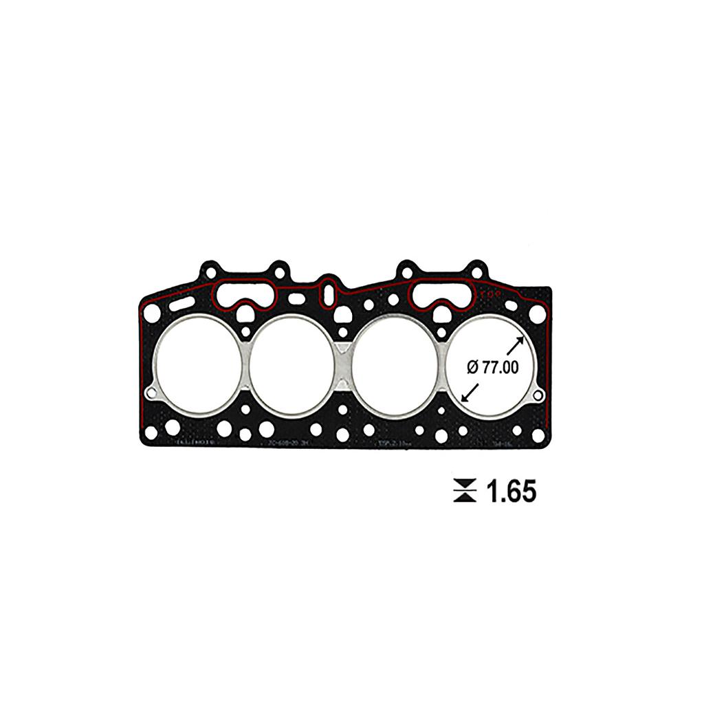 ILLINOIS JUNTA TAPA CILINDRO FIAT (ESP 1.65mm) 147 DUNA FIORINO SPAZIO UNO 1.3 4TD 146B DIESEL (4467996)