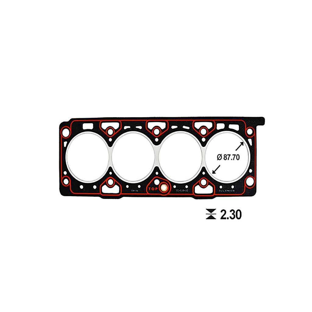 ILLINOIS JUNTA TAPA CILINDRO FIAT (ESP 2.30mm) PALIO SIENA BRAVO MAREA 1.6 TORQUE 16V 182A4 182A6 185A3 186A4 178B (46410960)