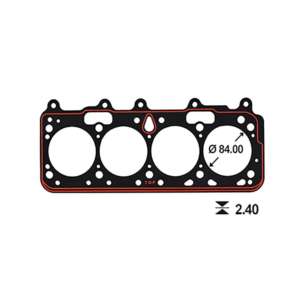 ILLINOIS JUNTA TAPA CILINDRO FIAT (ESP 2.40mm) FIORINO UNO TIPO PALIO TEMPRA DUCATO DUNA REGATTA SIENA TD 1.7/1.9 DIESEL (7785351) (MetalGraf)