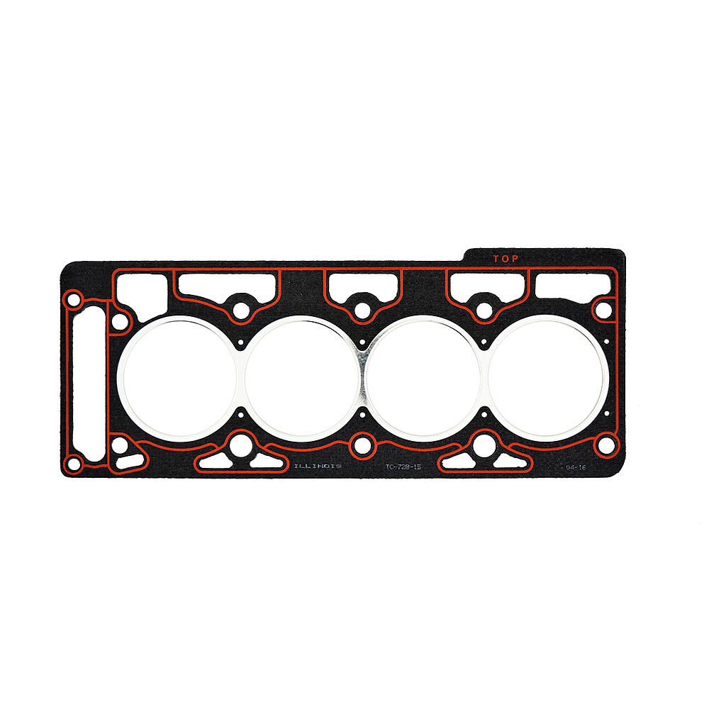 ILLINOIS JUNTA TAPA CILINDRO FORD (ESP 2.30mm) FIESTA KA ECOSPORT COURIER 1.6 ZETEC ROCAM ZL 8V (XS6E6051BE)