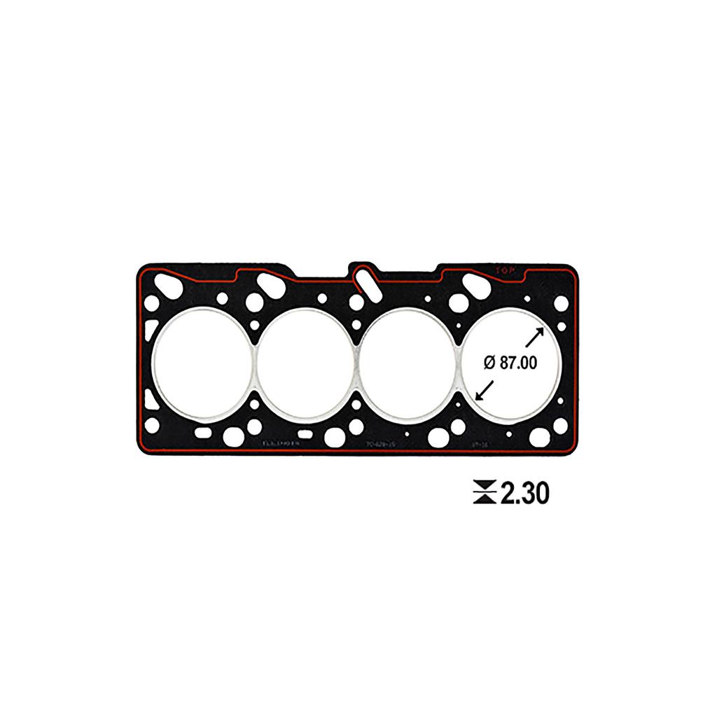 ILLINOIS JUNTA TAPA CILINDRO FORD (ESP 2.30mm) ESCORT FIESTA MONDEO 2.0 ZETEC/(DOHC) 16V (7114447938M6051CE)