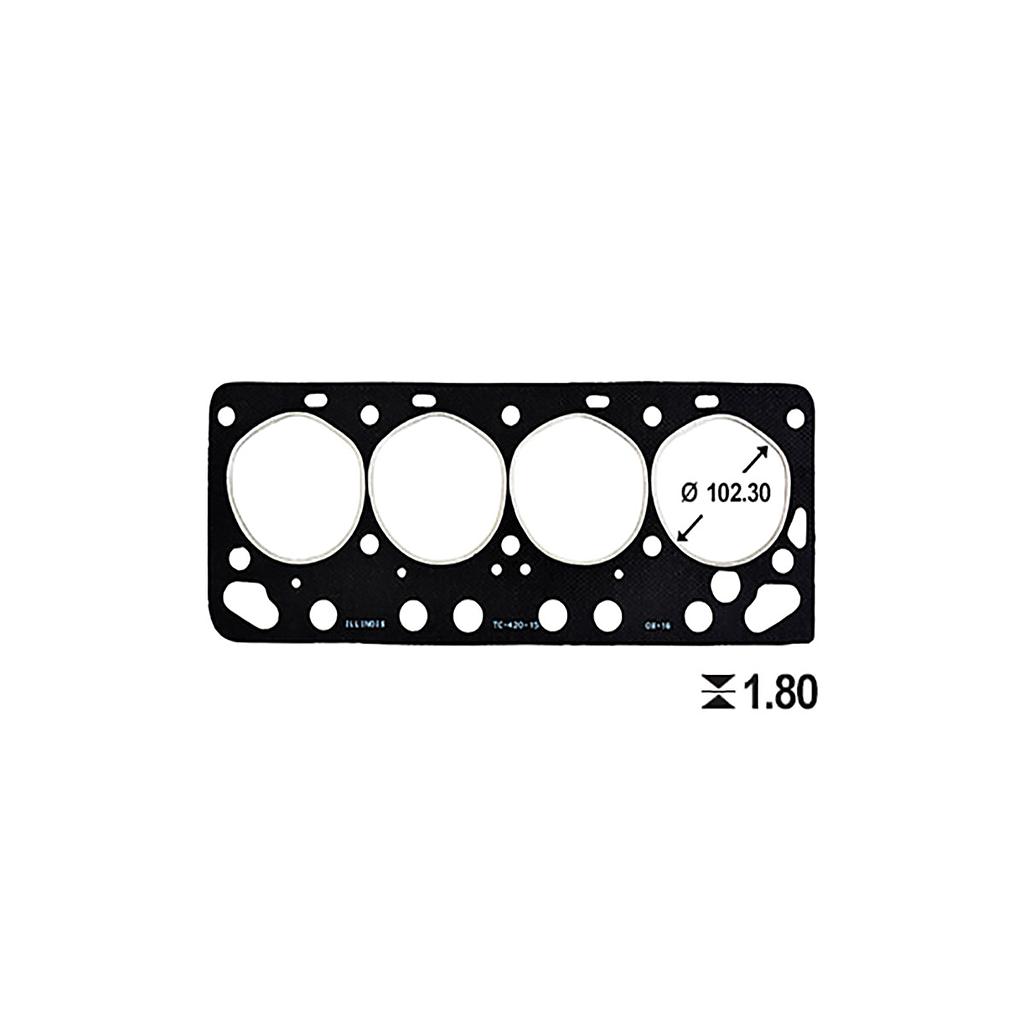 ILLINOIS JUNTA TAPA CILINDRO FORD F100 350 600 FAIRLANE LTD 72/73 4.8 V8 FII IZQUIERDA (BAD0AZ6051B)
