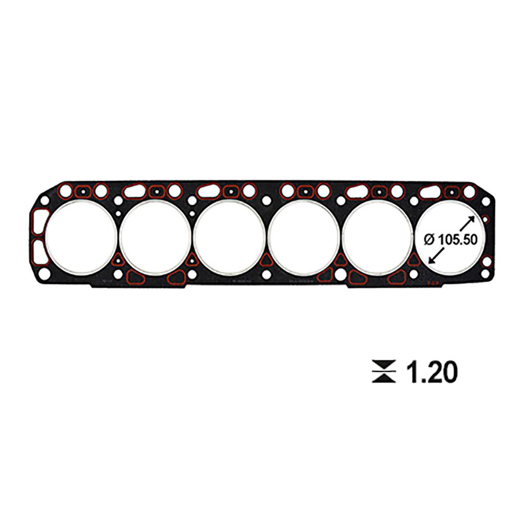 ILLINOIS JUNTA TAPA CILINDRO FORD ECONOLINE RANGER 6 CIL. 4.9 300CID OHV (F0UZ6051A)