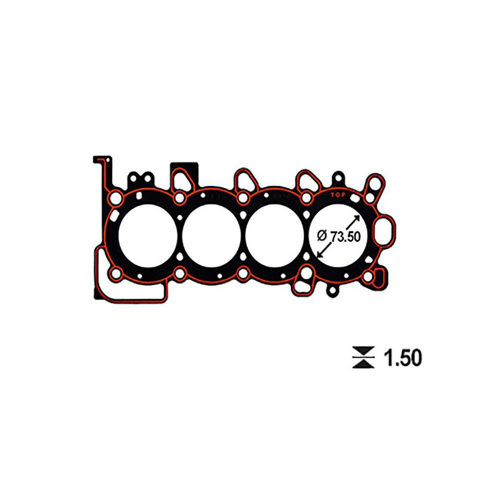 ILLINOIS JUNTA TAPA CILINDRO HONDA FIT CITY JAZZ 1.4 L13A3 L13A5 8V (MetalGraf)