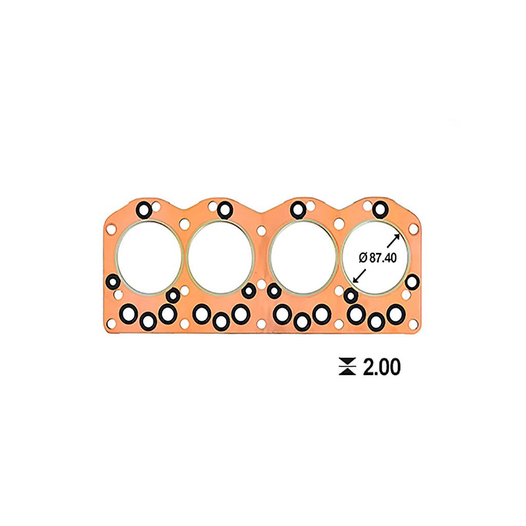 ILLINOIS JUNTA TAPA CILINDRO ISUZU ELF 150/250 PUP FASTER FLORIAN PICKUP 240/250 TRACTOR 1968> 2.0/2.4 C190 C240 DIESEL (5111410172/70)