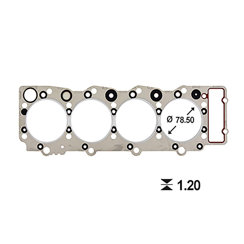 ILLINOIS JUNTA TAPA CILINDRO ISUZU ELF NPR 250/300/400 1992> ELF NKR 66 1992> 4.3 4HF1 (8971058720/8971058730) (MLS)