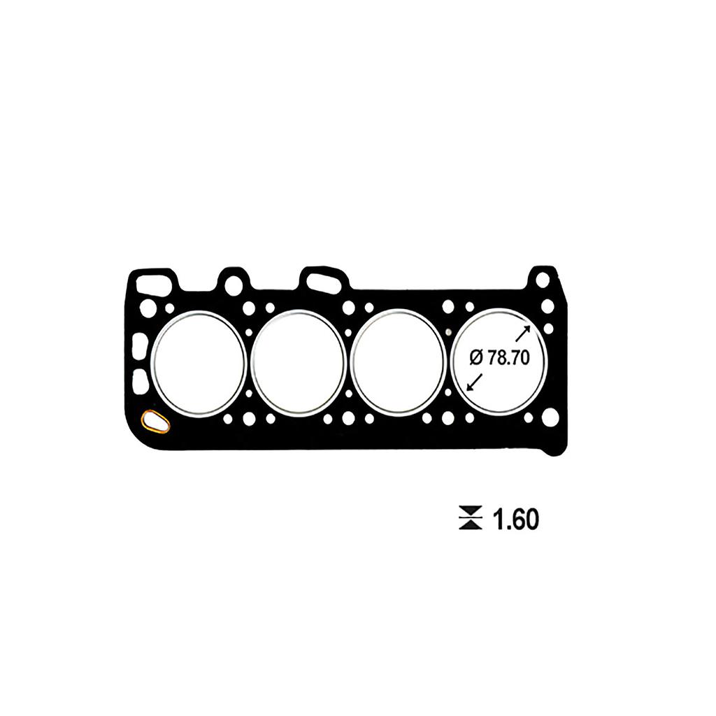 ILLINOIS JUNTA TAPA CILINDRO MITSUBISHI L200 LANCER SAPPORO GALANT 1.6 4G32/G32B (MD007515/8766/9451)