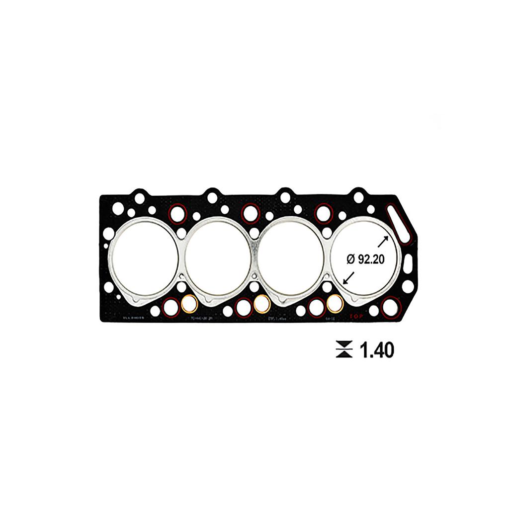 ILLINOIS JUNTA TAPA CILINDRO MITSUBISHI (ESP 1.40mm) MONTERO L200 PAJERO 2.3/2.5 4D55/56 DIESEL (MD050545/088581/112531)
