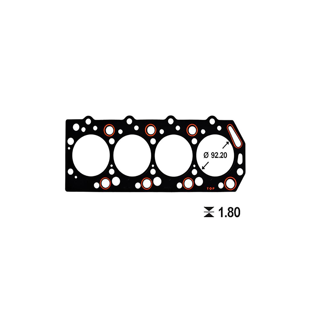 ILLINOIS JUNTA TAPA CILINDRO MITSUBISHI (ESP 1.70mm) MONTERO L200 PAJERO 2.3/2.5 4D55/56 DIESEL (MD050545/088581/112531) (MetalGraf)