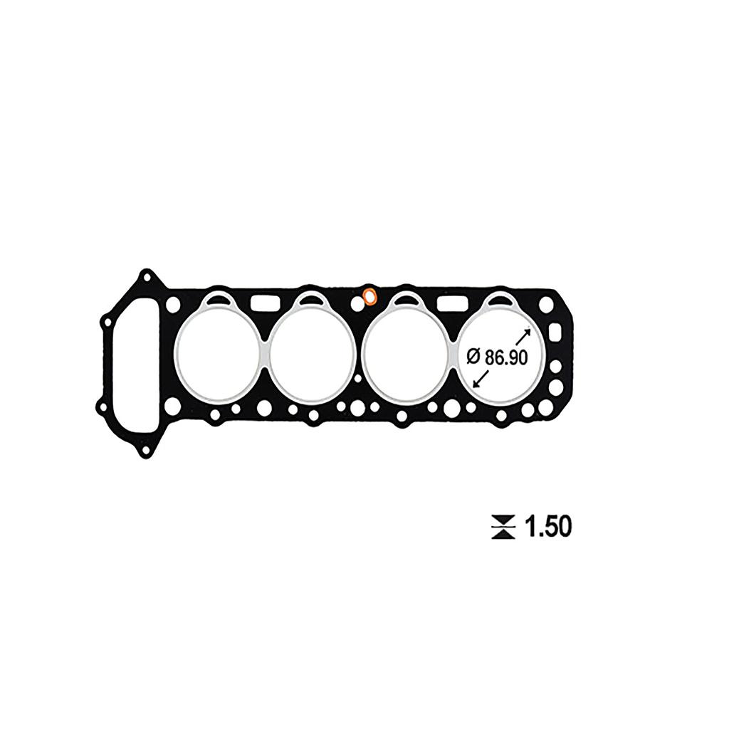 ILLINOIS JUNTA TAPA CILINDRO NISSAN BLUEBIRD VANETTE TRADE 80> 4 CIL. 2.0 LD20/E DIESEL (11044W1700)