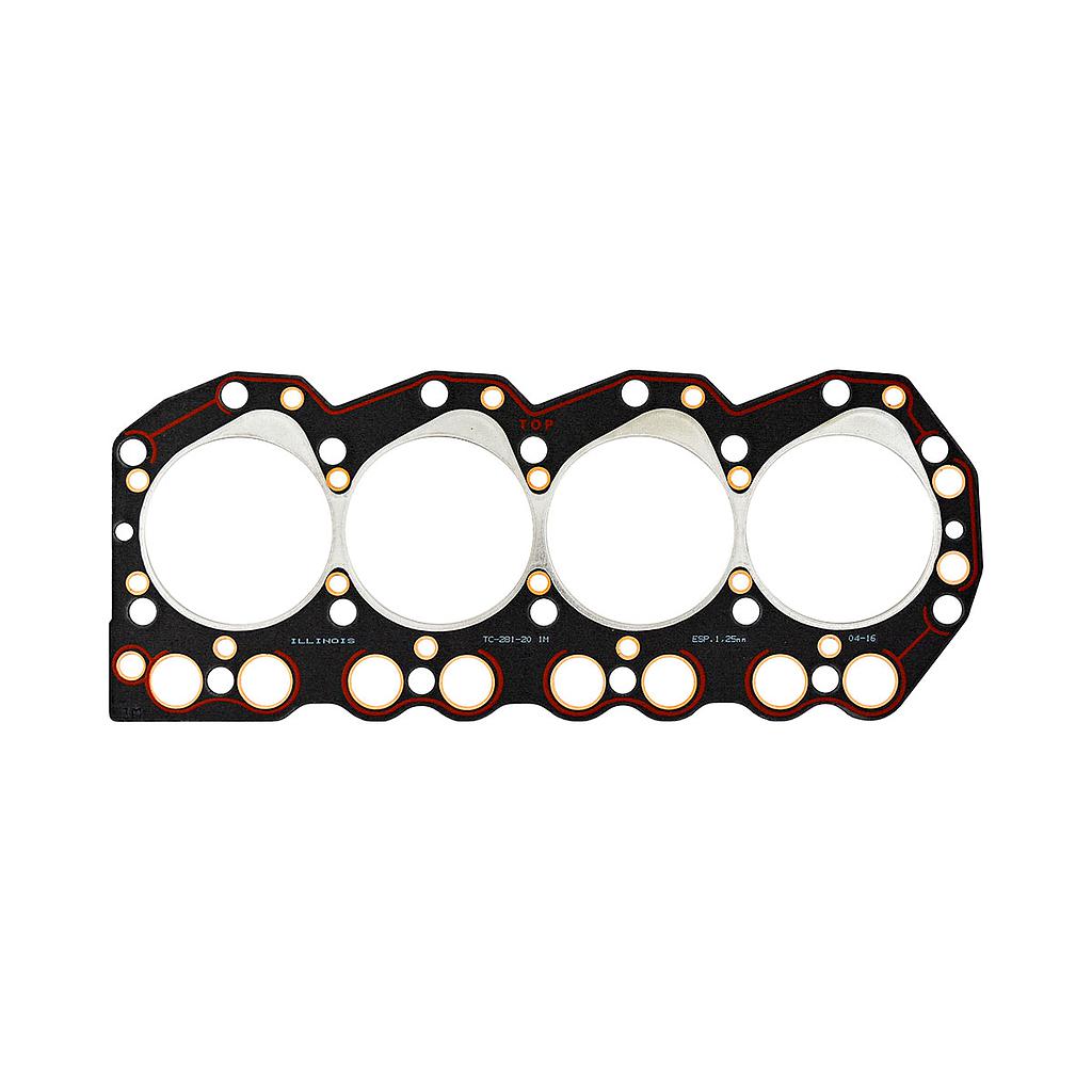 ILLINOIS JUNTA TAPA CILINDRO NISSAN (ESP 1.25mm) PATHFINDER TERRANO 4 CIL. 2.5/2.7/3.0 TD27/TD27T DIESEL (11044/43600/01/02/03)