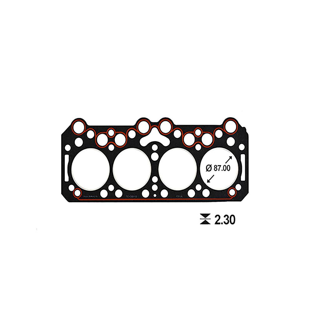 ILLINOIS JUNTA TAPA CILINDRO PEUGEOT (ESP 2.30mm) 404 504 66/80 1.6 XC7 XC6A (0203240)