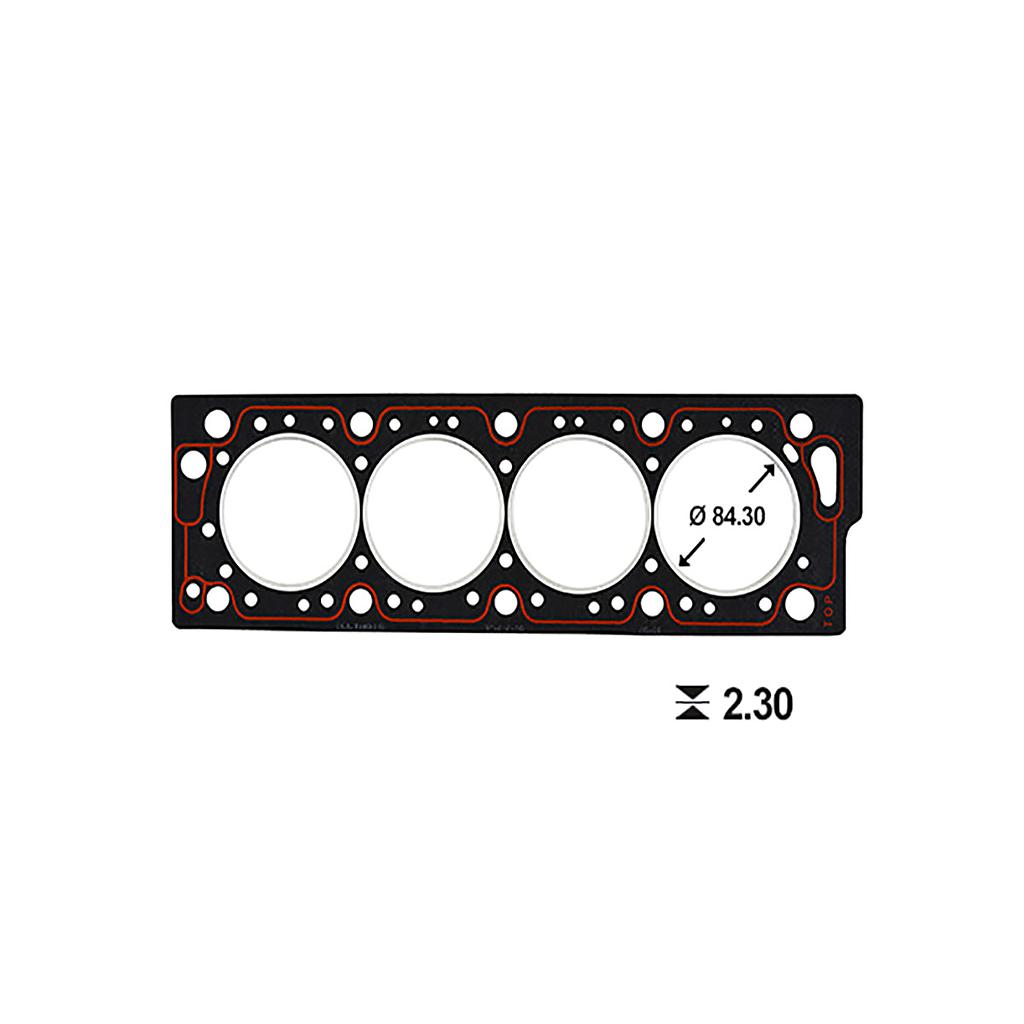 ILLINOIS JUNTA TAPA CILINDRO PEUGEOT (ESP 2.30mm) 305 306 309 405 SRI 406 806 PARTNER 1.6/1.8/1.9 XU5CP/M XU7JP/Z/JB 8V XU92C/5/M/J1/J2 (0209E10/020489)