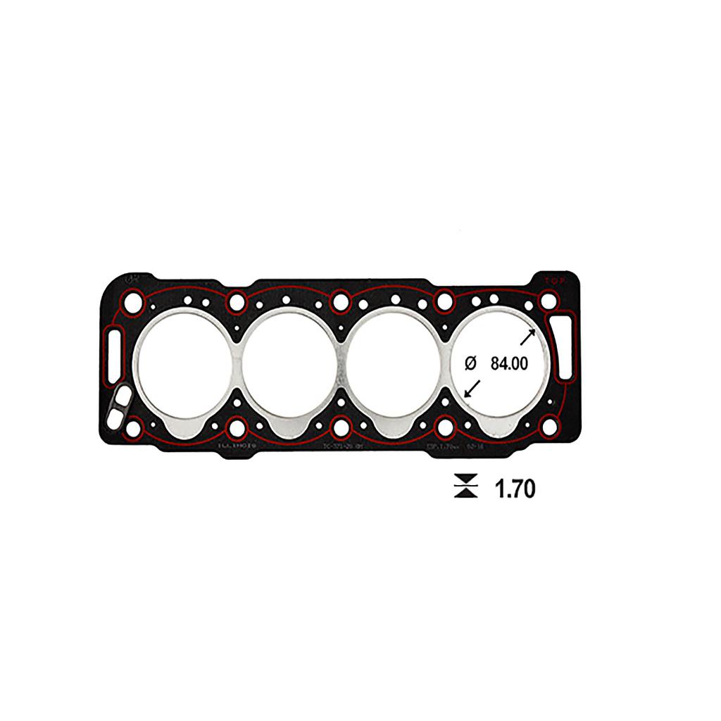 ILLINOIS JUNTA TAPA CILINDRO PEUGEOT (ESP 1.70mm) 206 306 806 EXPERT PARTNER CITROEN BERLINGO XSARA 1.9 DW8/J/Y/Z WJZ 1WZ