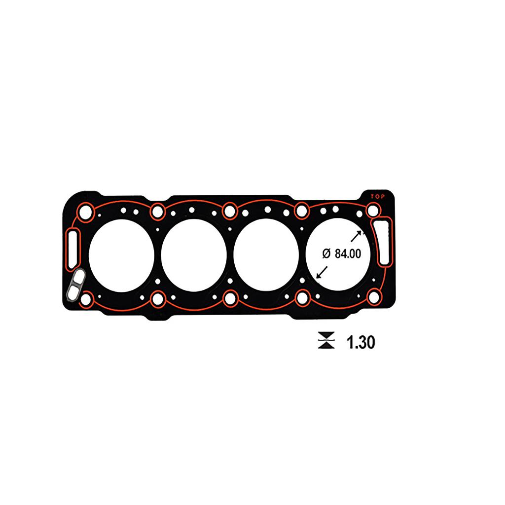 ILLINOIS JUNTA TAPA CILINDRO PEUGEOT (ESP 1.30mm) 206 306 806 EXPERT PARTNER CITROEN BERLINGO XSARA 1.9 DW8/J/Y/Z WJZ 1WZ (MetalGraf)
