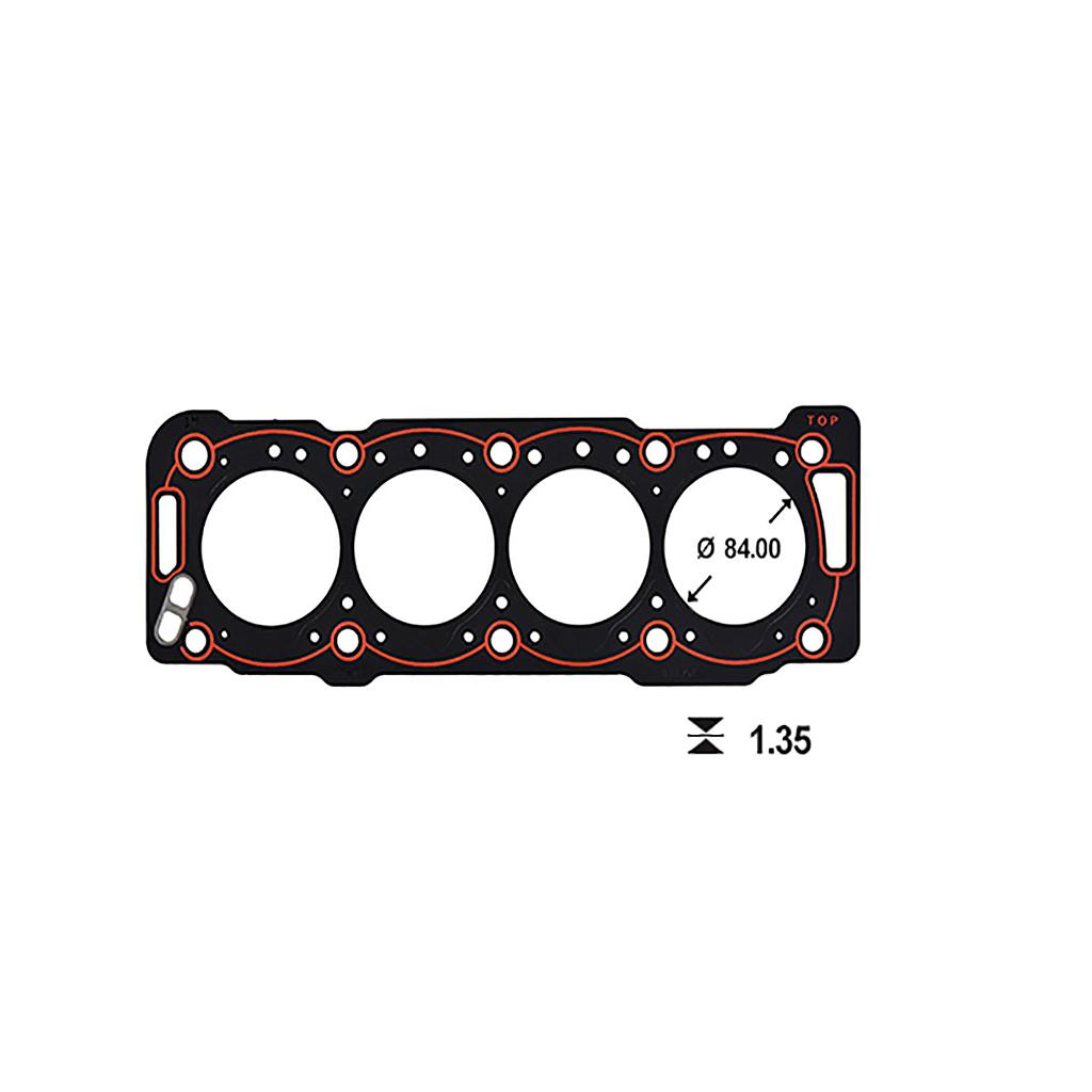 ILLINOIS JUNTA TAPA CILINDRO PEUGEOT (ESP 1.35mm) 206 306 806 EXPERT PARTNER CITROEN BERLINGO XSARA 1.9 DW8/J/Y/Z WJZ 1WZ (MetalGraf)