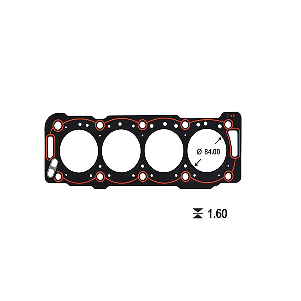 ILLINOIS JUNTA TAPA CILINDRO PEUGEOT (ESP 1.60mm) 206 306 806 EXPERT PARTNER CITROEN BERLINGO XSARA 1.9 DW8/J/Y/Z WJZ 1WZ (MetalGraf)