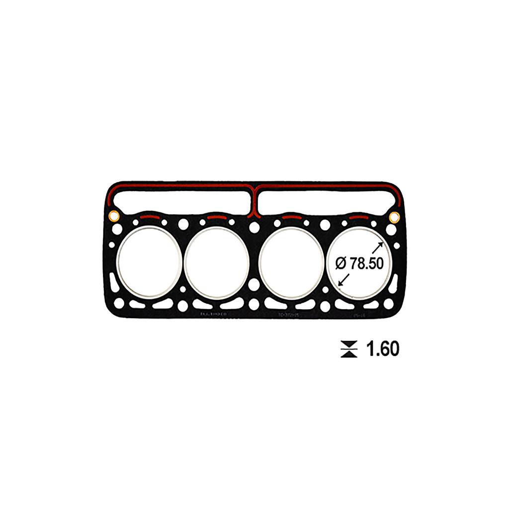 ILLINOIS JUNTA TAPA CILINDRO RASTROJERO 42 HP 55/66 PICK UP 1.8 BORGWARD D4M DIESEL (C46121)