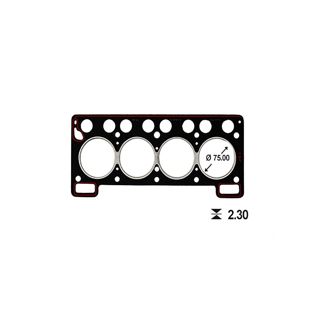 ILLINOIS JUNTA TAPA CILINDRO RENAULT (ESP 2.30mm) R4 R5 R6 R10 R12 R15 1.1/1.3 (7700509107 / 7702056020)