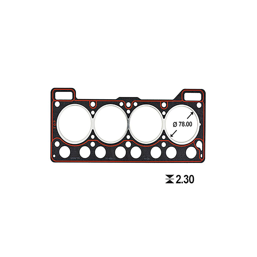 ILLINOIS JUNTA TAPA CILINDRO RENAULT (ESP 2.30mm) R9 R11 R12 R18 R19 CLIO EXPRESS 1.6 C1L C2L CARB. C3L INY. (7702217284 / 7702220799)