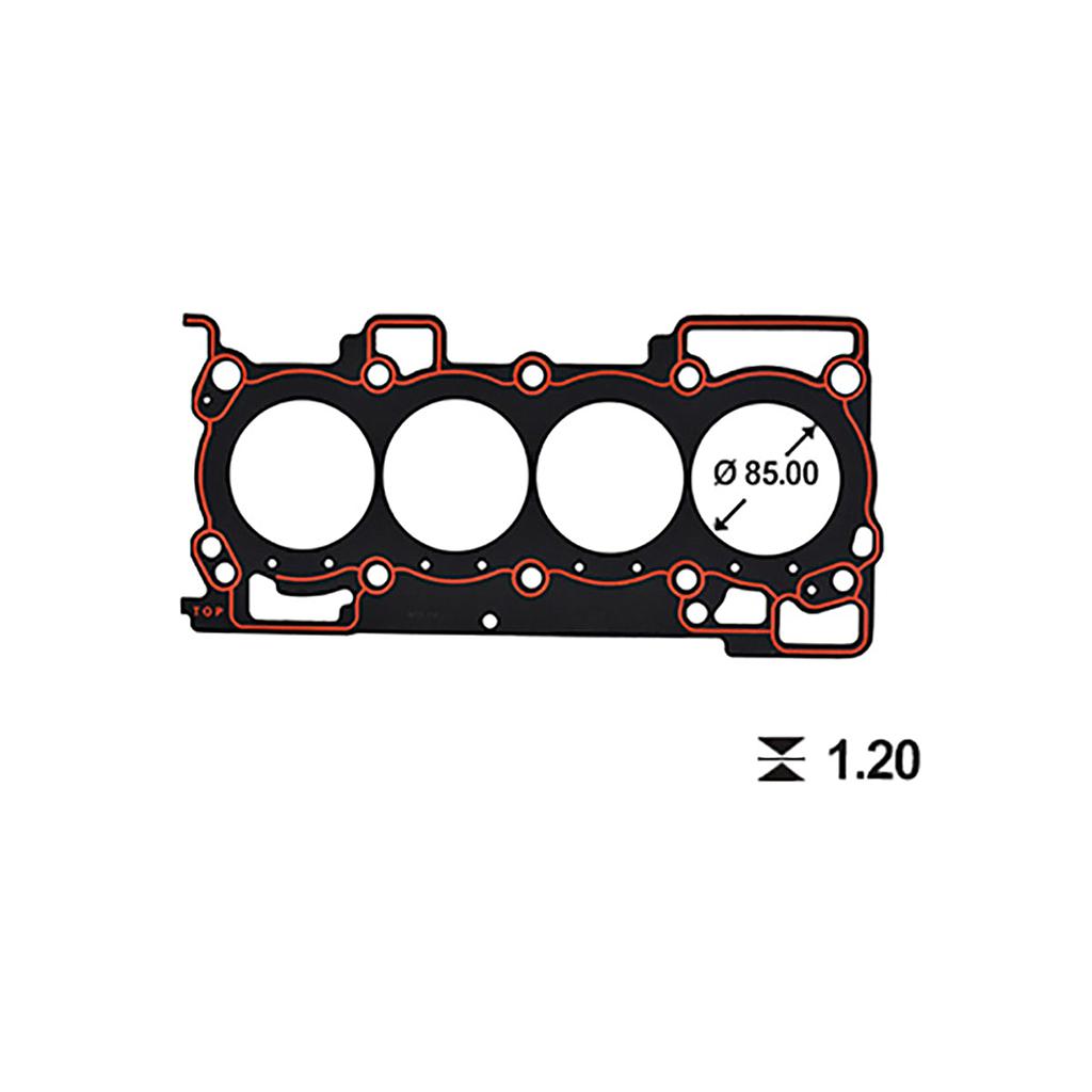 ILLINOIS JUNTA TAPA CILINDRO RENAULT FLUENCE CLIO III LAGUNA III MEGANE III 1.8/2.0 M4R/MR20DE/MR18DE (11044EN200) (MetalGraf)