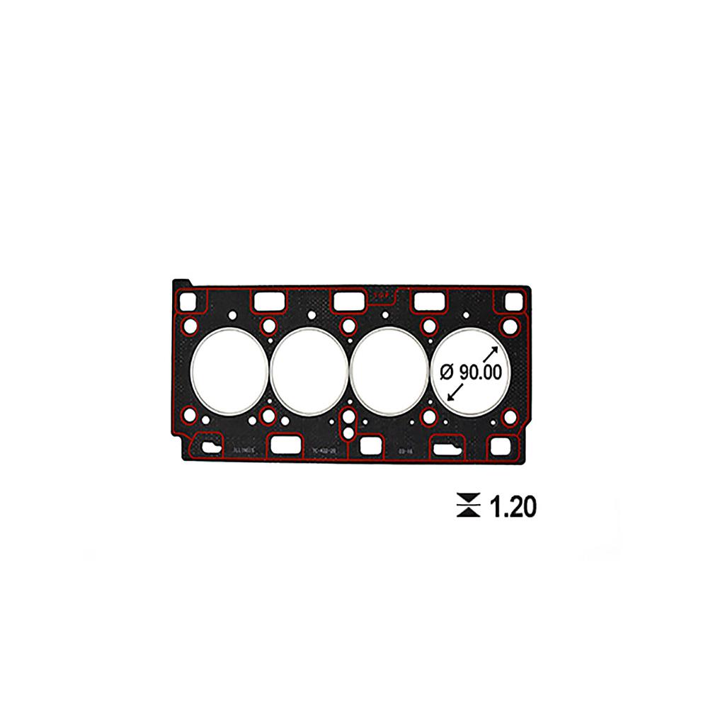 ILLINOIS JUNTA TAPA CILINDRO RENAULT MASTER TRAFIC NISSAN: PRIMASTAR INTERSTAR 2.5 G9U720/724/730/750/754 (8200406743)