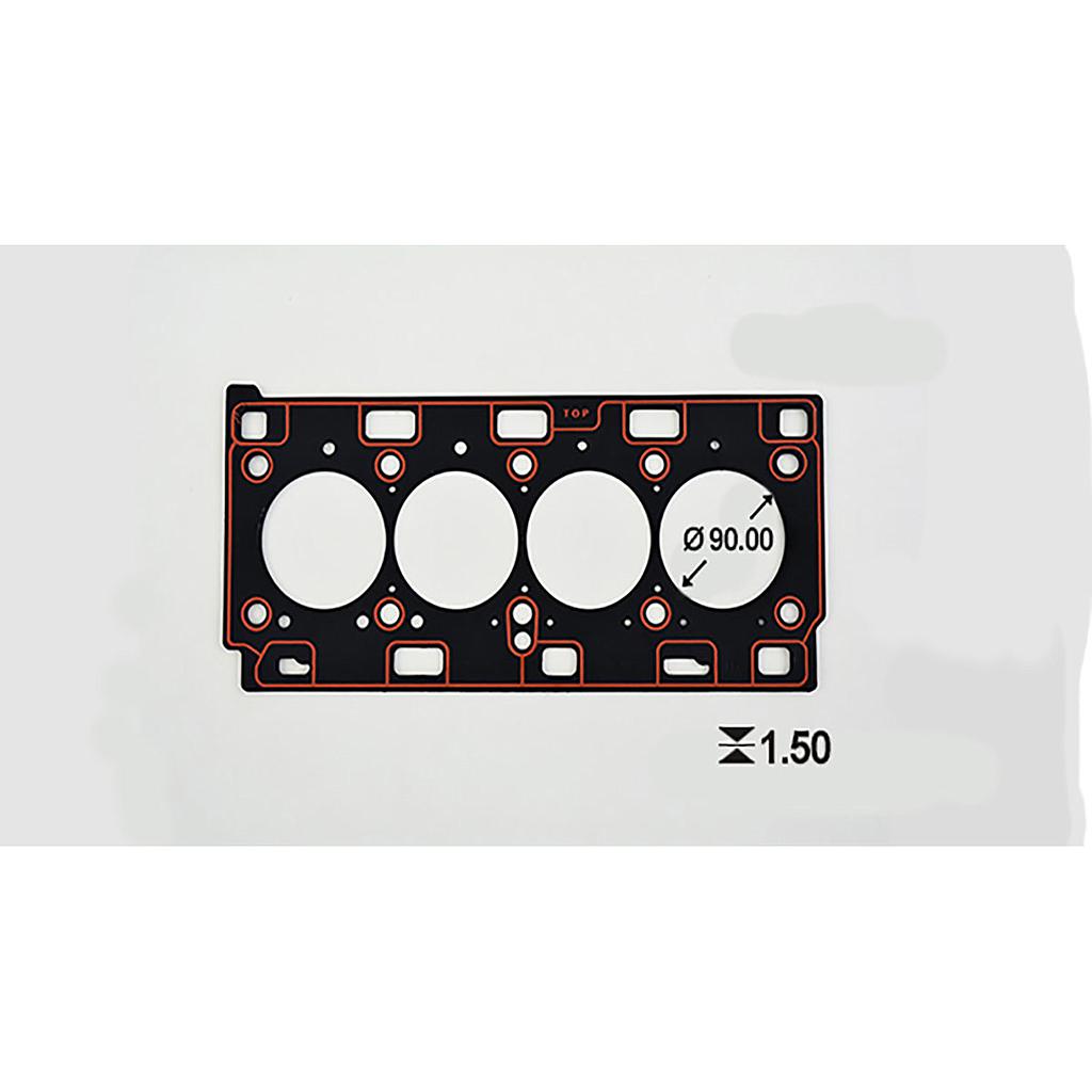 ILLINOIS JUNTA TAPA CILINDRO RENAULT (ESP 1.50mm) MASTER TRAFIC NISSAN: PRIMASTAR INTERSTAR 2.5 G9U720/724/730/750/754 (8200406743) (MetalGraf)