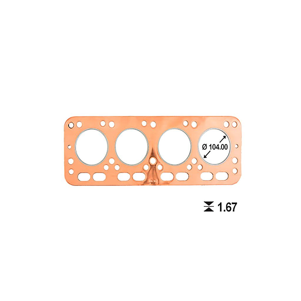 ILLINOIS JUNTA TAPA CILINDRO SOMECA TRACTOR SOMECA LEONCINO 3.5 DA40/50 (115362)