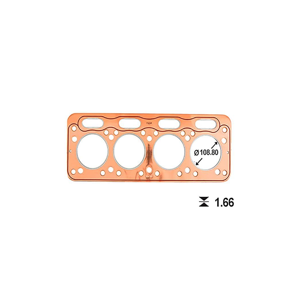 ILLINOIS JUNTA TAPA CILINDRO SOMECA FIAT 450 TRACTOR SOMECA 65/74 4.2 M45 (850478/70483)