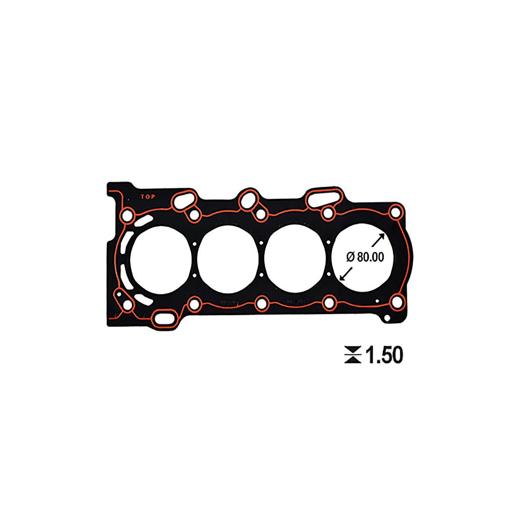 ILLINOIS JUNTA TAPA CILINDRO TOYOTA COROLLA RAV4 CELICA AVENSIS MATRIX 1.4/1.6/1.8 1ZZFE 3ZZFE 4ZZFE (MetalGraf)
