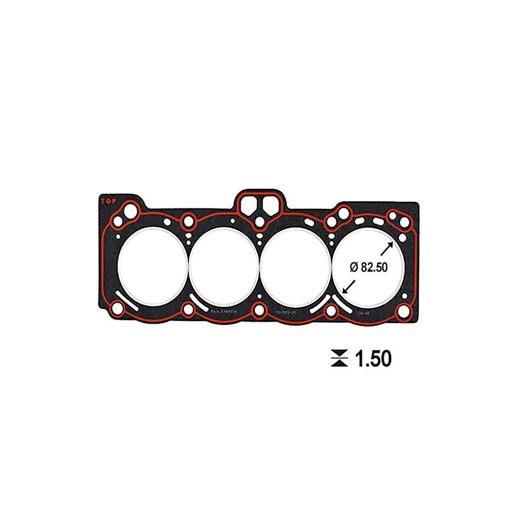 ILLINOIS JUNTA TAPA CILINDRO TOYOTA COROLLA AVENSIS CARINA E 1994/97 CELICA/ST 1.6/1.8 4AFE 7AFE 16V (1111516120/1111516121)