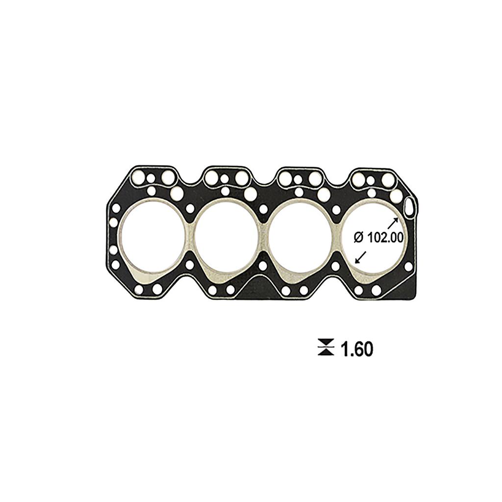 ILLINOIS JUNTA TAPA CILINDRO TOYOTA DYNA DELTA TOYOACE COASTER LANDCRUISER 3.0 B/2B 85HP (1111556020/60)