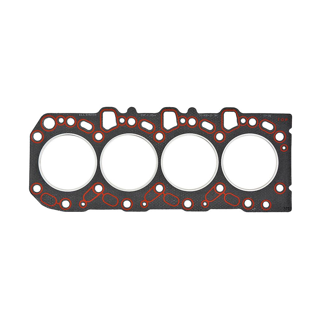ILLINOIS JUNTA TAPA CILINDRO TOYOTA (ESP 1.05mm) HILUX 4WD SW4 D4D FORTUNER DYNA 150 3.0 1KDFTV DOHC 16V (1111530032/50/0L020A0/B0)