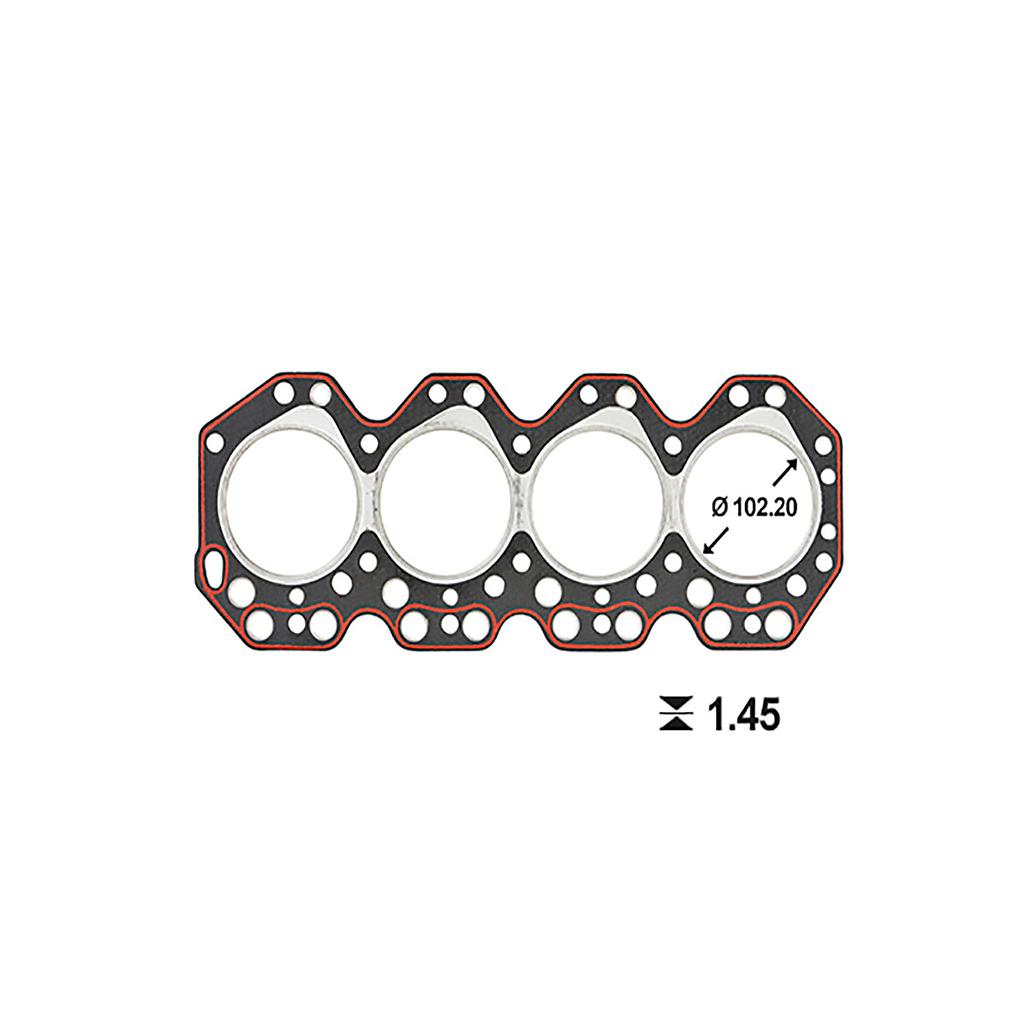 ILLINOIS JUNTA TAPA CILINDRO TOYOTA COASTER DYNA LANDCRUISER DELTA 3.0/3.2 B/2B 98HP (1111556010/11)