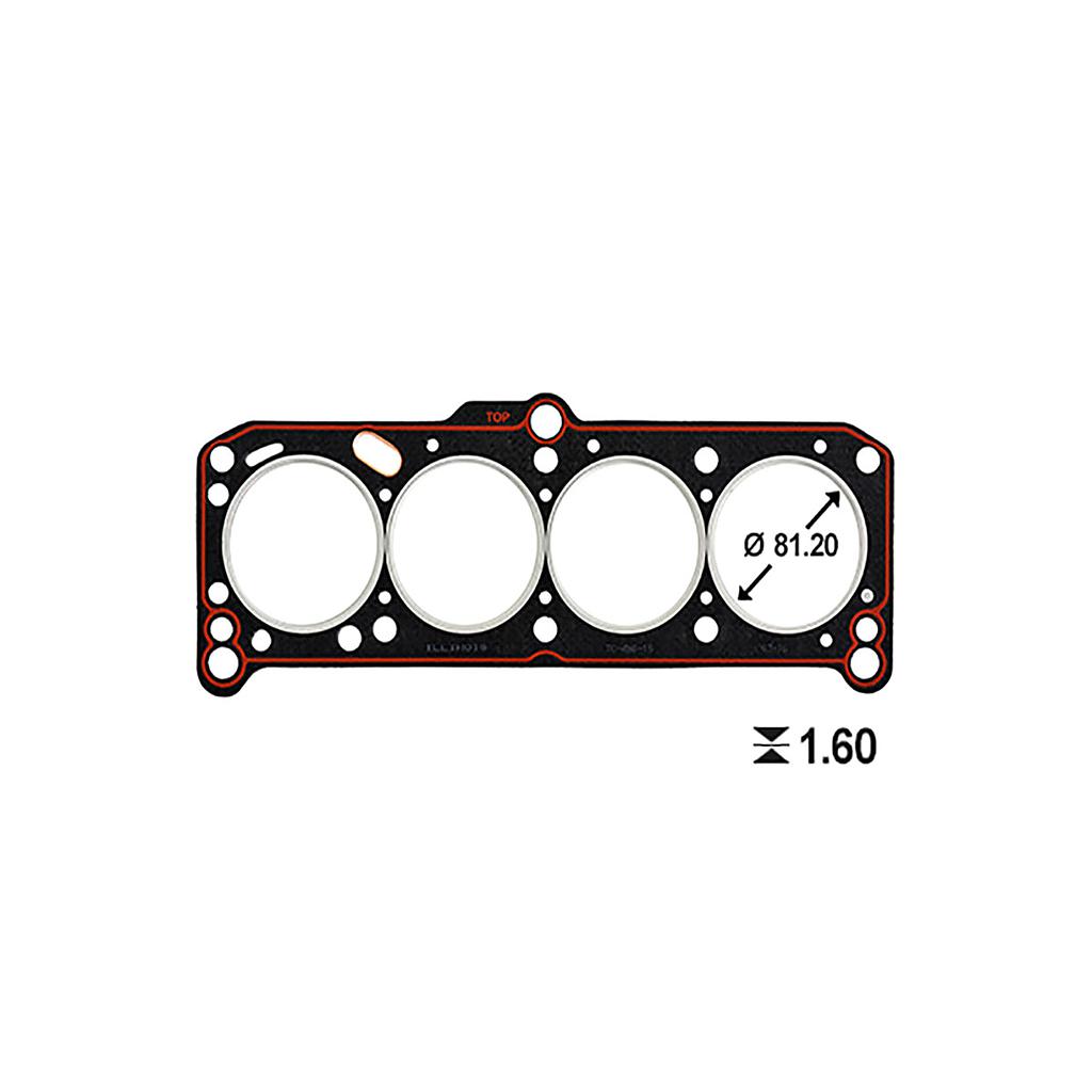 ILLINOIS JUNTA TAPA CILINDRO VOLKSWAGEN GACEL PASSAT GOL GOLF CADDY 1.6 YN/YP/YH/YT/YS (049103383A)