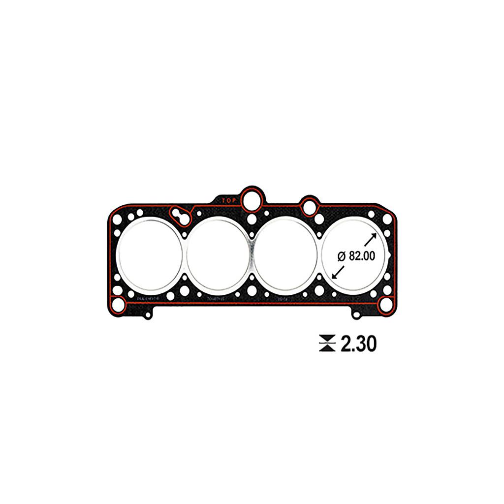 ILLINOIS JUNTA TAPA CILINDRO VW (ESP 2.30mm) POLO CLASSIC GACEL CARAT PASSAT GOL 1.6/1.8 AP (0261033831)
