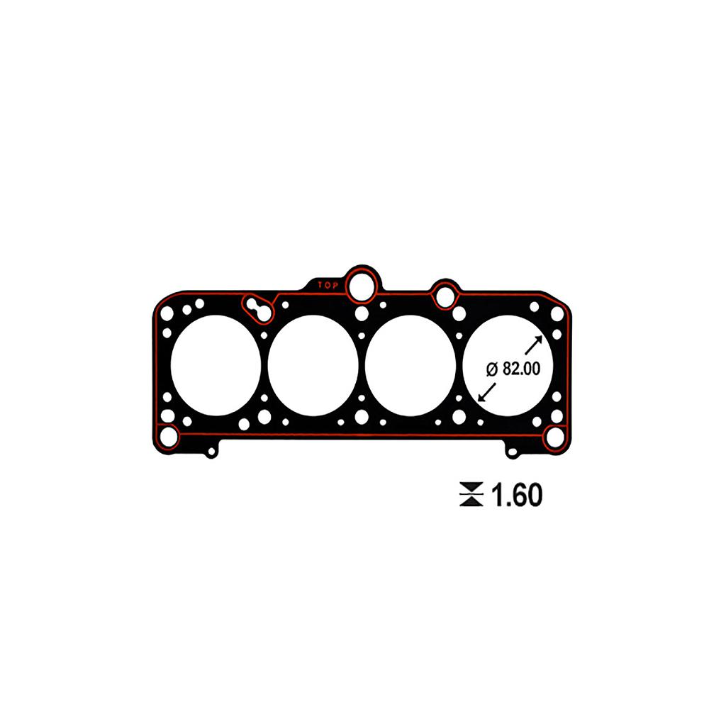 ILLINOIS JUNTA TAPA CILINDRO VW POLO CLASSIC GACEL CARAT PASSAT GOL 1.6/1.8 AP (0261033831) (MetalGraf)