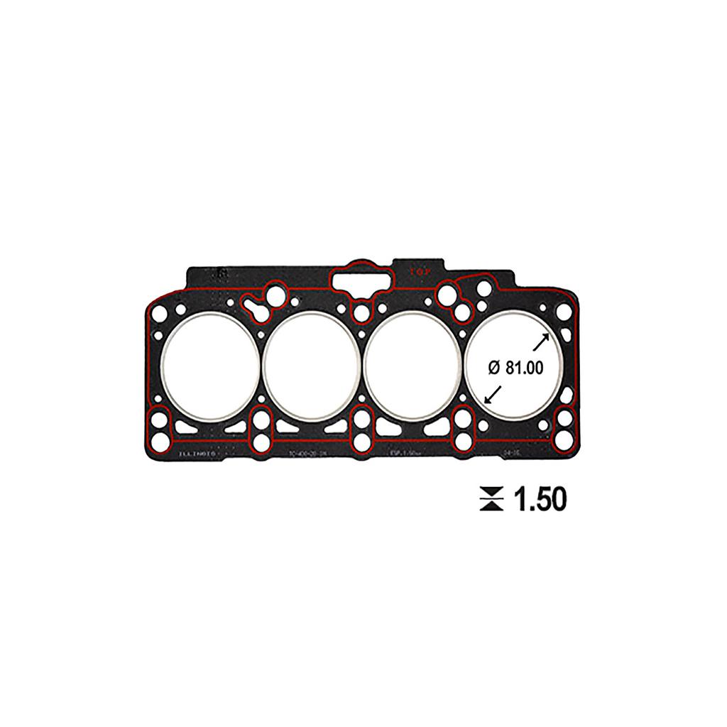 ILLINOIS JUNTA TAPA CILINDRO VOLKSWAGEN BORA GOLF SDI/TDI 1997/… AUDI A3 TDI 1996/99 1.9 ALH/AHF/AGR/AGP/AHF (038103383G)